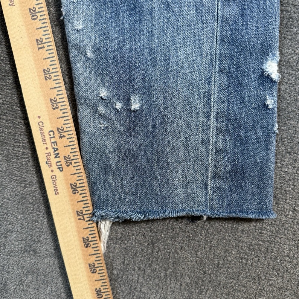 Lucky Brand Sienna Slim Boyfriend Jeans Women's 4/27 Med Wash Denim Distressed - Picture 14 of 16